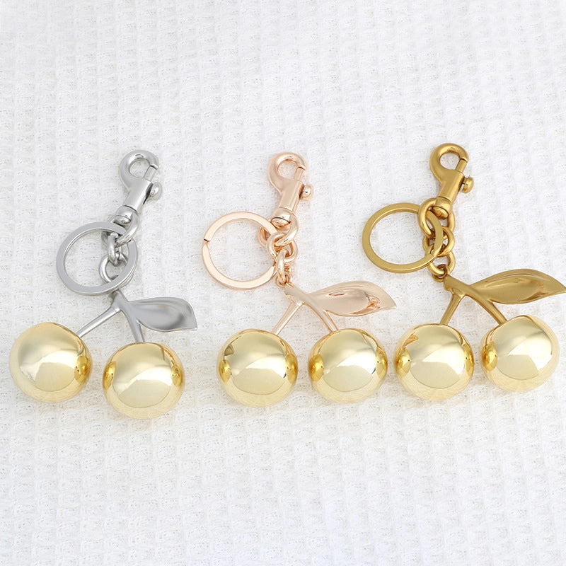 Zinc Alloy Cherry Bag Charms