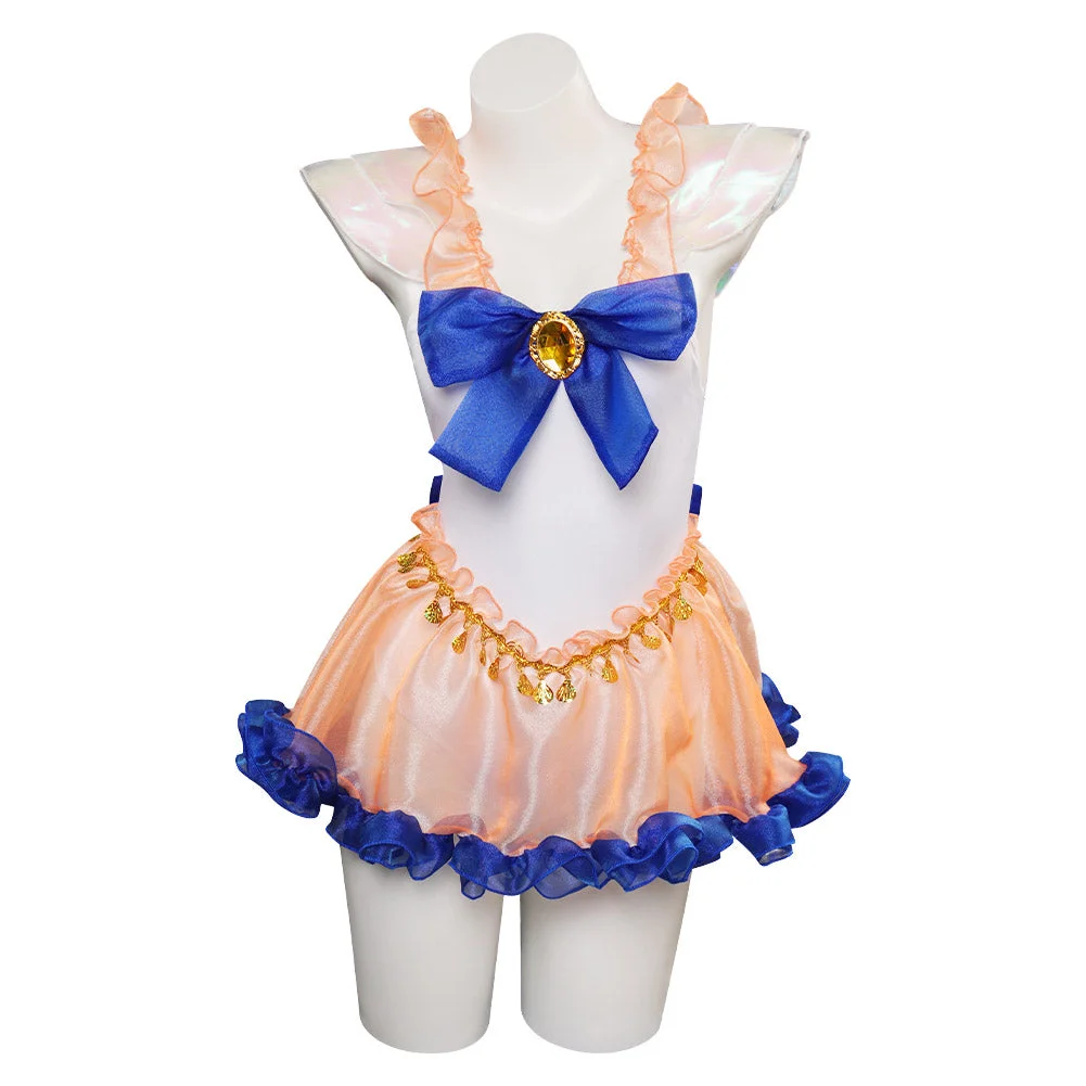 Anime Sailor Moon Aino Minako Swimsuit Outfits Cosplay Costume Halloween Carnival Suit-Coshduk