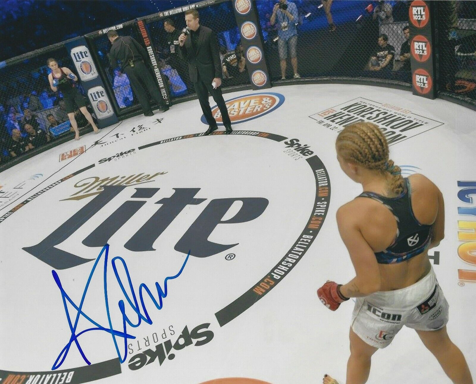 Anastasia Yankova Signed 8x10 Photo Poster painting Bellator MMA K-1 Model Picture Autograph 114