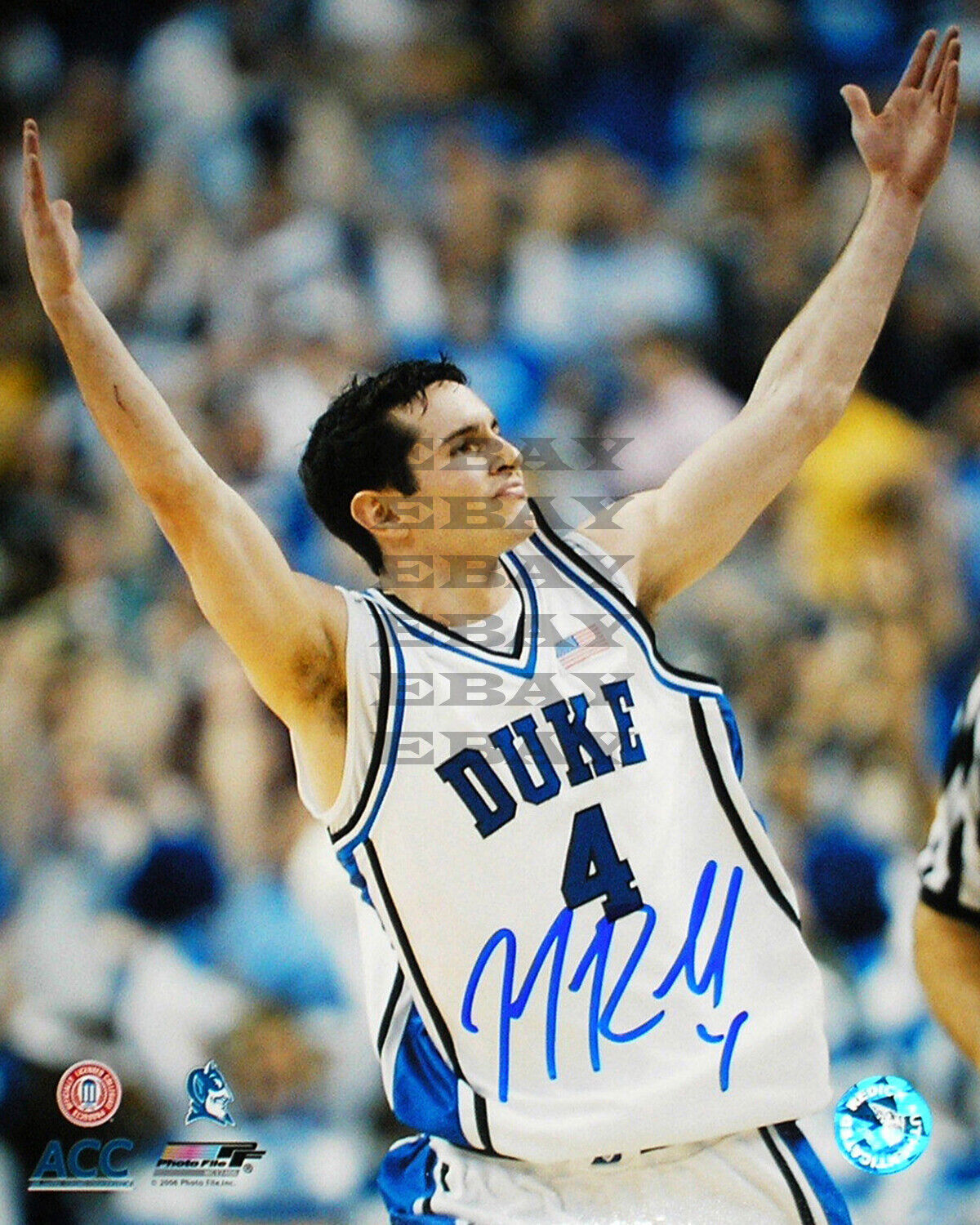 JJ REDICK DUKE 8x10 autographed Photo Poster painting Reprint