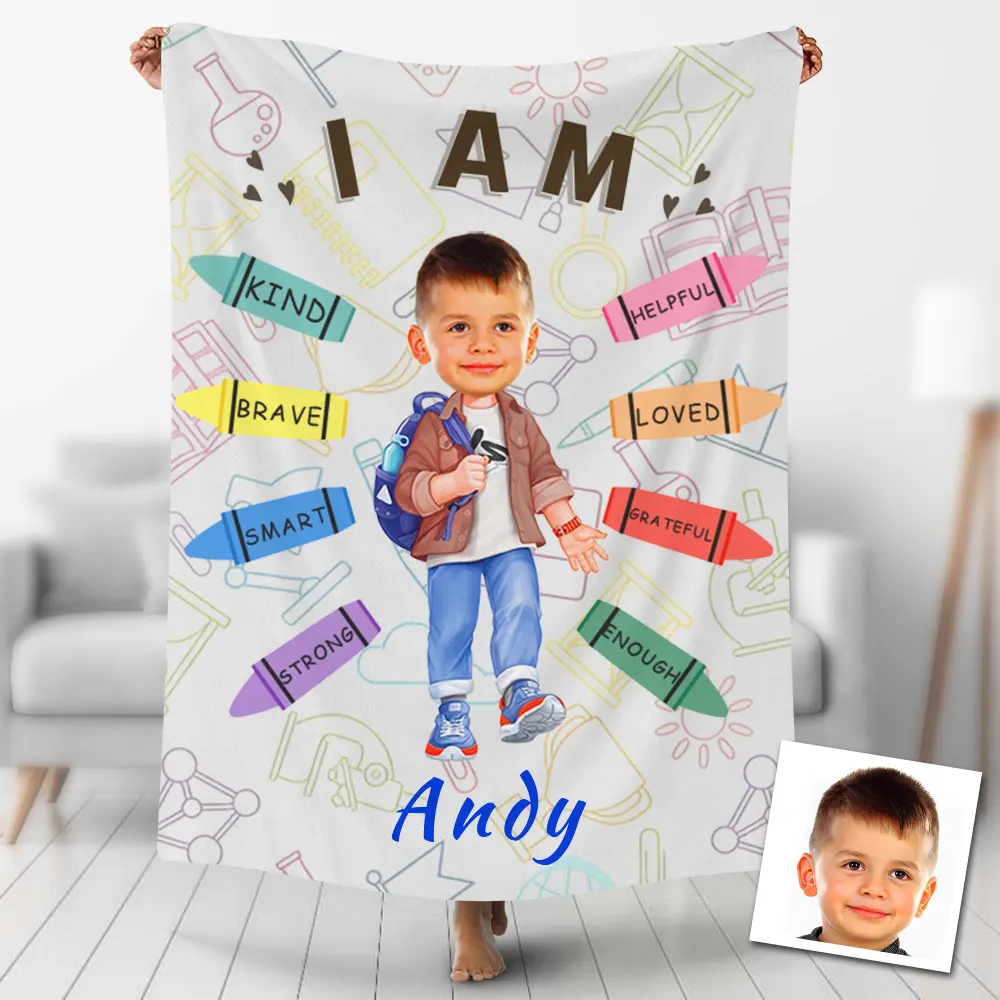 Custom Blanket Personalized Kids Gifts | Makemesurprise&reg;