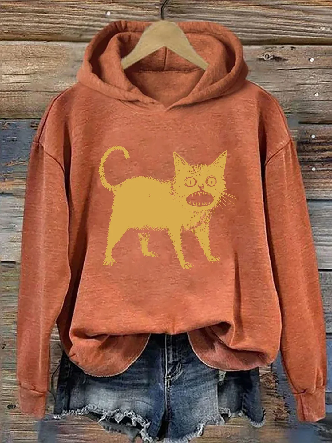 Horrible Japanese Cat Hoodie