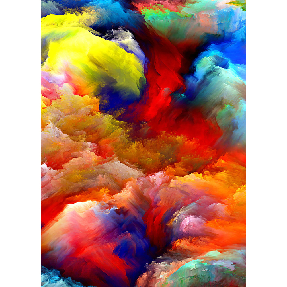 

Colored Ink Clouds - Round Drill Diamond Painting - 30*40CM, 501 Original