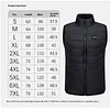28 Heating Zone Smart Electric Heated Vest USB/DC Stand Collar Thermal Waistcoat