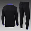 2025/2026 Barcelona Half-Pull Training Suit Black Jersey Set