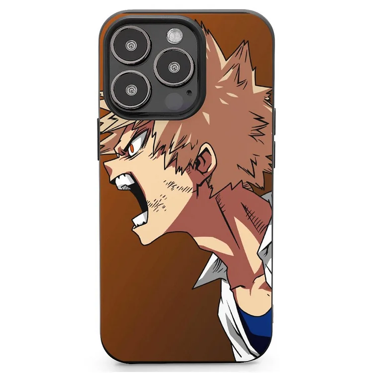 Katsuki Bakugou Anime My Hero Academia Phone Case(21) Mobile Phone Shell IPhone 13 and iPhone14 Pro Max and IPhone 15 Plus Case - Heather Prints Shirts