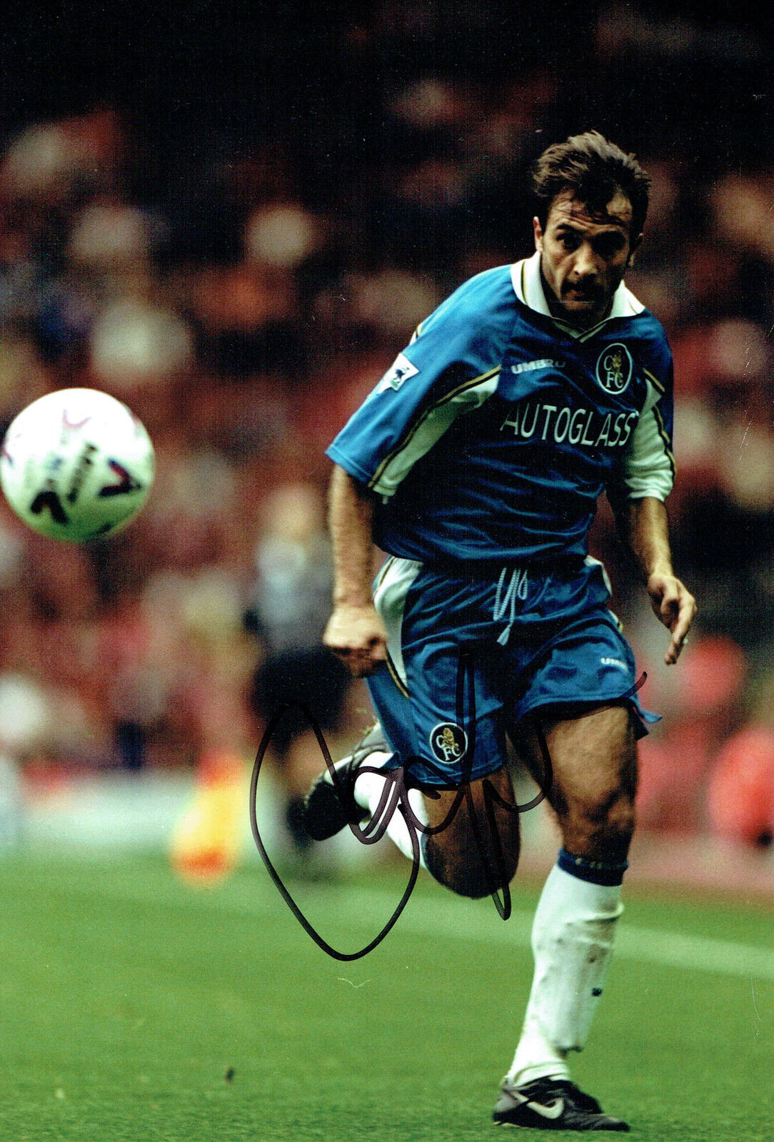 Pierluigi CASIRAGHI SIGNED Autograph 12x8 Photo Poster painting AFTAL COA Chelsea Italy