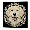 DIY Pearl Painting Dog for Home Wall Decor with Frame(30x30cm)