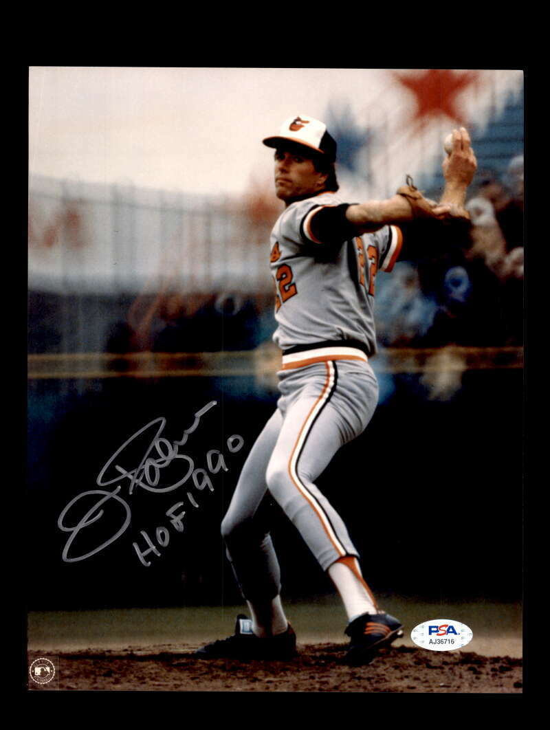 Jim Palmer PSA DNA Coa Signed 8x10 HOF 1990 Photo Poster painting Autograph