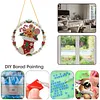 Christmas Ornament Diamond Painting Kit Stocking Gingerbread 9.45x9.45in