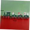 4 Pack Small Train Ornaments Christmas Train Ornaments Plastic Toys Kids Toys Train Mini Train Decorations Christmas Train Ornaments Car Models