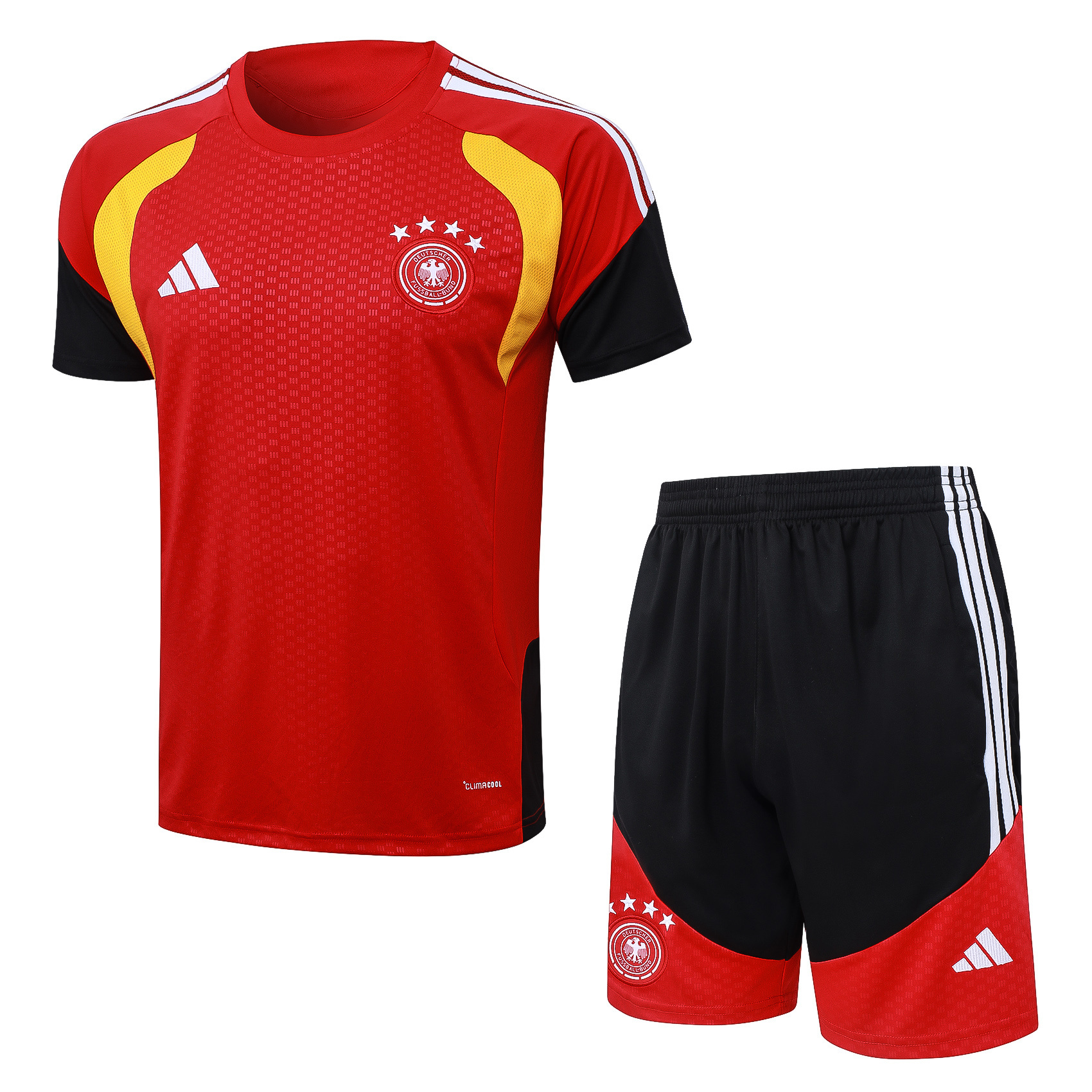 2026/2027 Germany Short sleeve training red jersey +Shorts