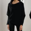 ✨Asymmetric Draped Jumper