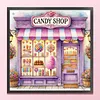 Purple Candy Shop-11CT Stamped Cross Stitch 40*40cm/15.75*15.75in
