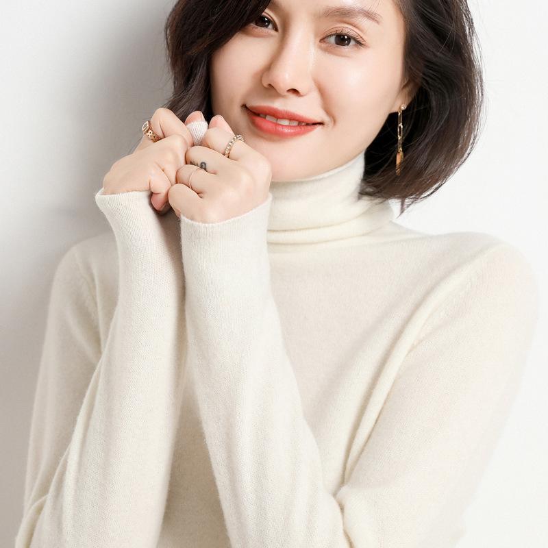  thdmladies 100% Wool Turtleneck Sweater thedmladies