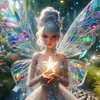 【Limited Stock Sale】Crystal Butterfly Fairy-11CT Stamped Cross Stitch 50*50cm/19.69*19.69in tapestrymarket