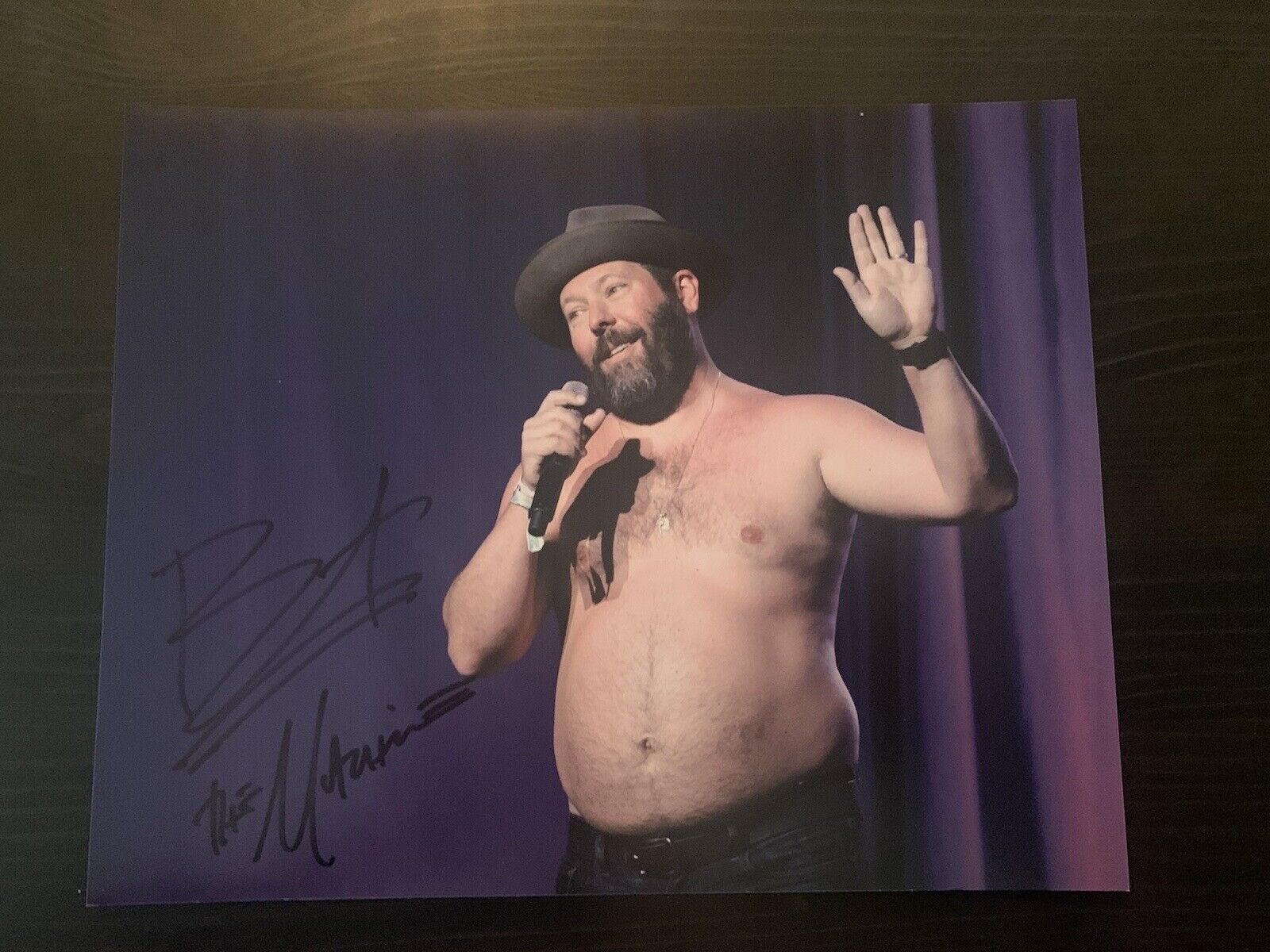 BERT KREISCHER signed 8x10 Photo Poster painting “THE MACHINE” COMEDIAN AUTOGRAPHED HILARIOUS