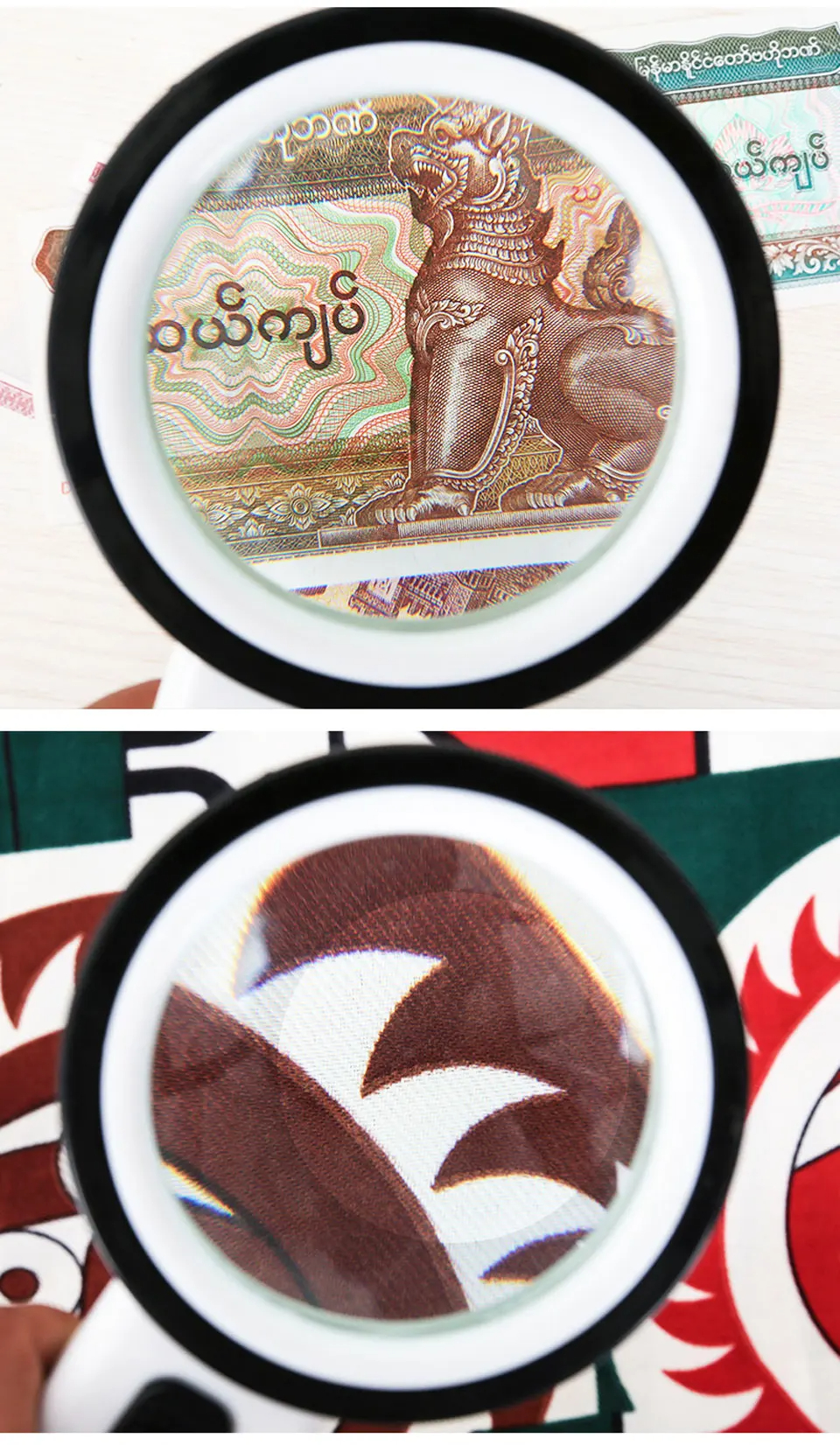 Likron Watches Illuminated Handheld Magnifier with 12 LED Lights High Magnification Reading Aid for Seniors