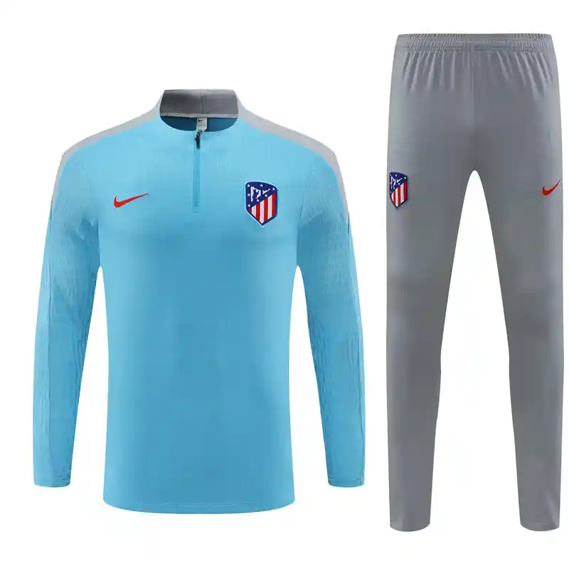 24/25 Player Version Atletico Madrid Light Blue Track Jacket