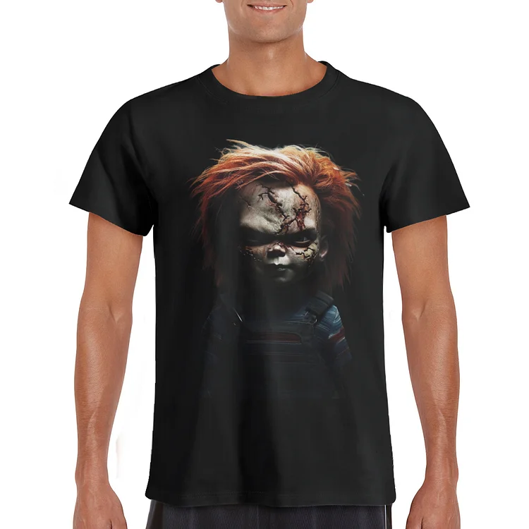 Chucky Vintage Style  Black T-Shirt
