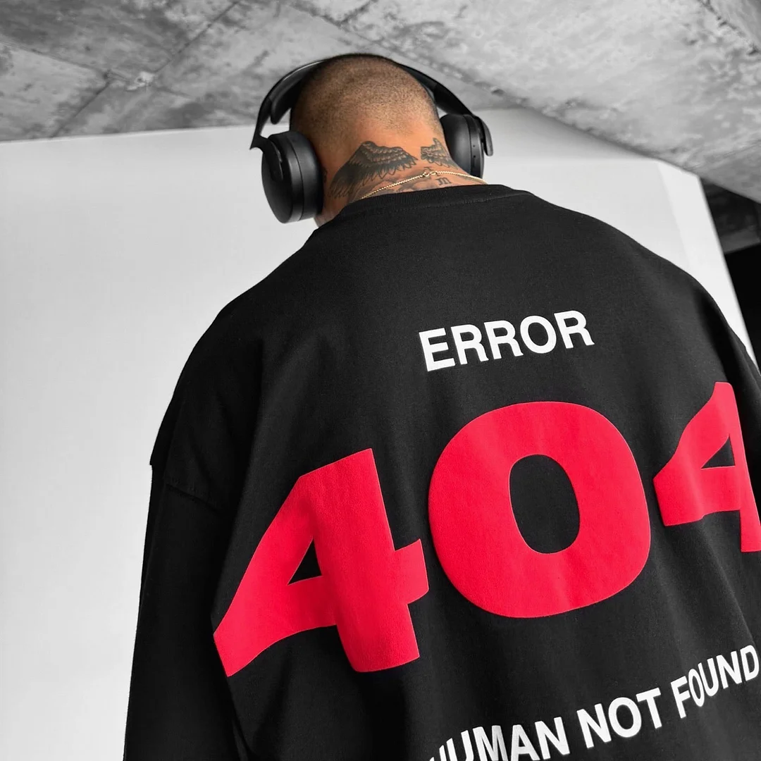 Unisex Casual 404 T-shirt