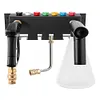 Foam Cannon Holder Wall Mounted Pressure Washer Tip Holder 7 Holes Storage Rack