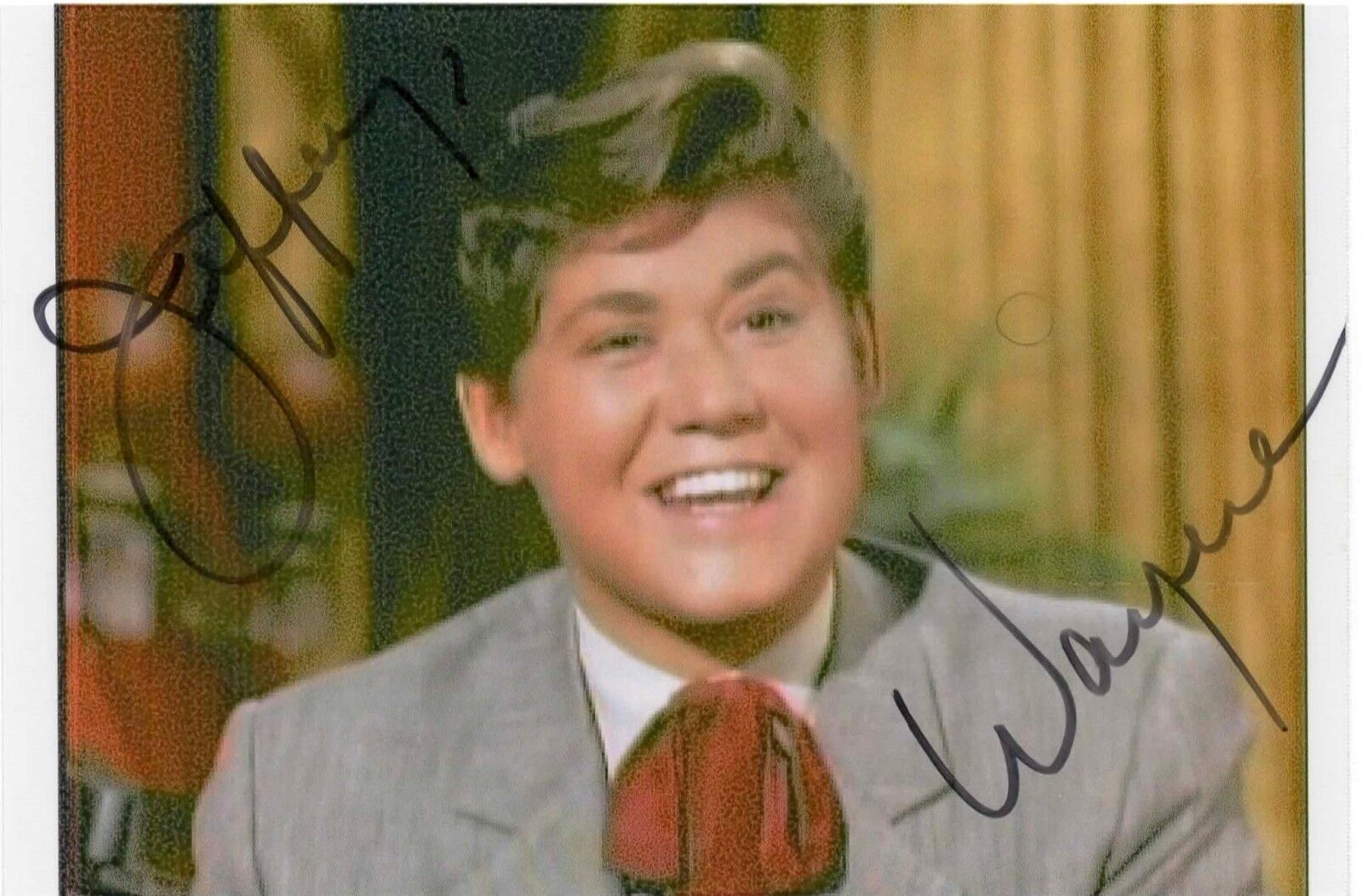 Wayne Newton Original Autographed 4 x 6 in. Photo Poster painting