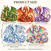 (Dragon)DIY Pearl Diamond Painting Acrylic Stand, Double-Sided Printed Tabletop Decoration, Special Shaped Diamond Art Craft Kit for Home Decor