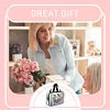 DIY Woman Diamond Art Rhinestone Makeup Bag Transparent PVC Storage Pack Gift