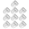 10Pcs Tent Tarp Anchor Buckle Anchor Awning Fastener for Camping Tent Canopy
