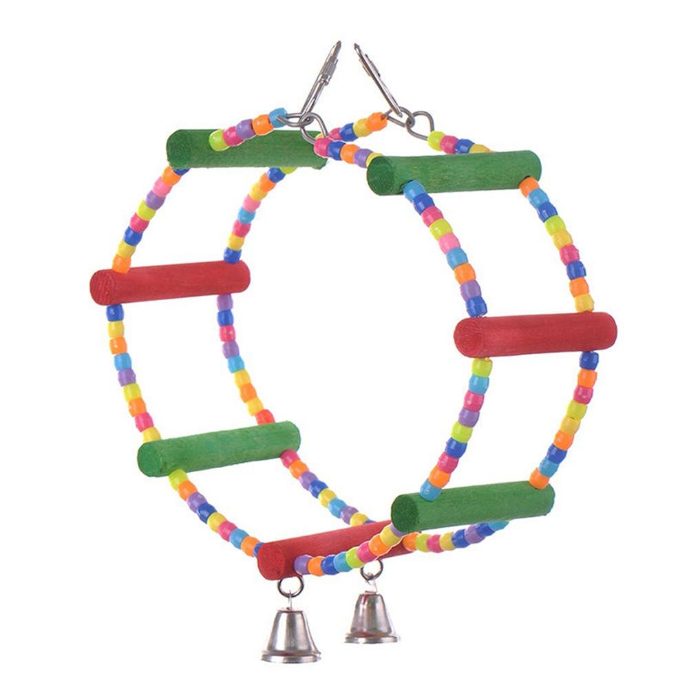 

Arch Swing Bird Toy Parrot Harness Rings Toys Parakeet Cockatiel Budgie, 501 Original