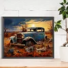 Diamond Painting-DIY Full Round Drill Scrap Car（50*40CM)