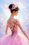 Luxury AB Velvet Diamond Painting Kit - Dancer