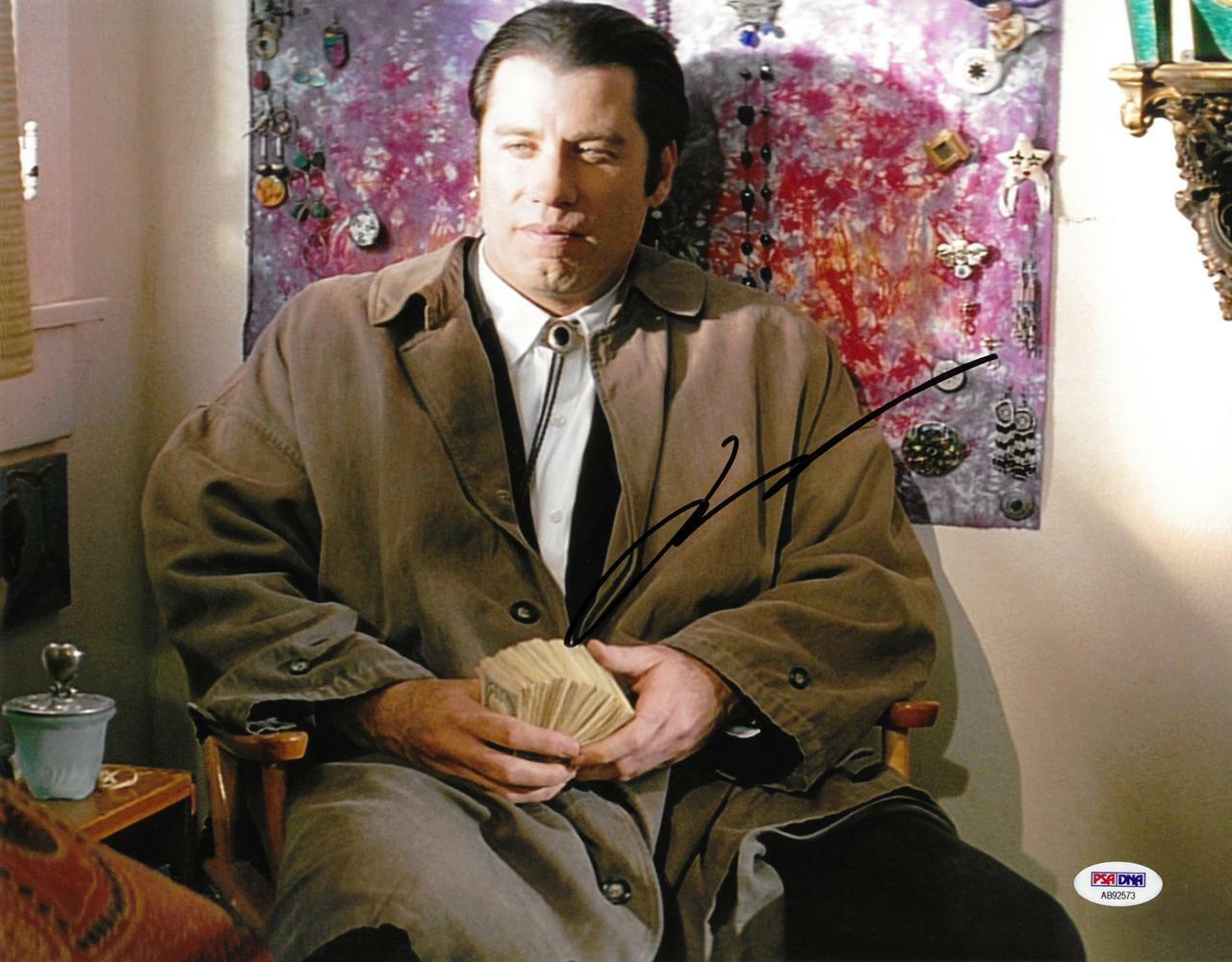 John Travolta Signed Pulp Fiction Autographed 11x14 Photo Poster painting PSA/DNA #AB92573