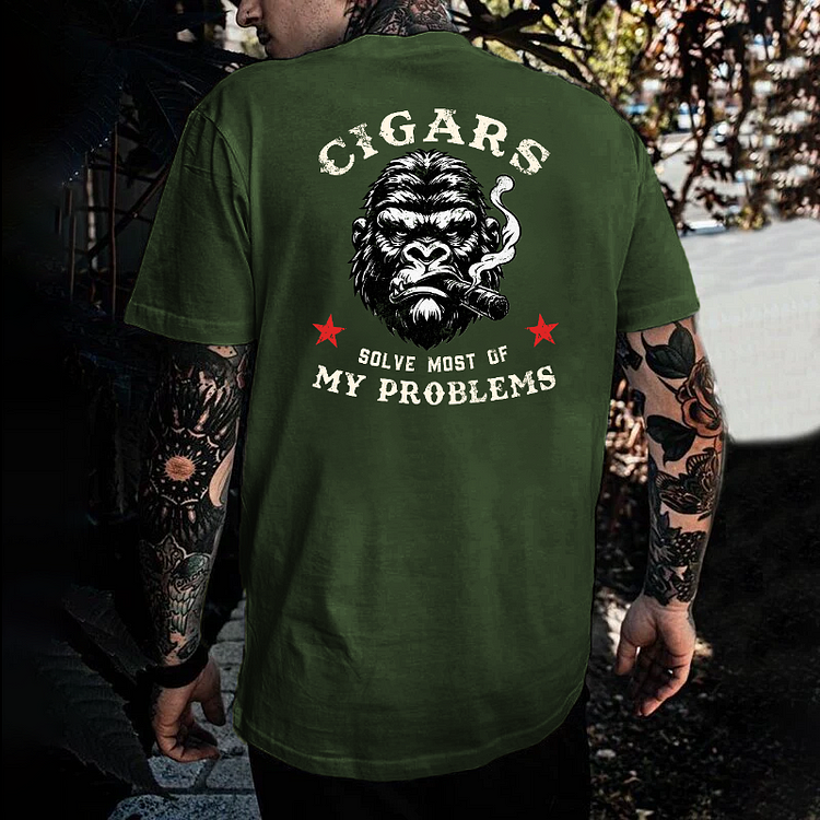 Cigars Solve Most Of My Problems T-shirt