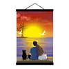 uk.everydayedeals Everydayedeals Magnetic DIY Painting Photo Teak Frame