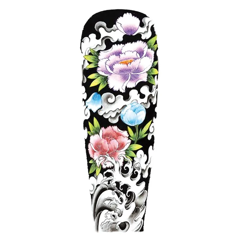 Sdrawing Tattoos Arm Sleeve Man Skeleton Hand Tiger Fish Fox Animal Stickers Supernatural Fake Tattoo Evil For Men Waterproof 1028-0