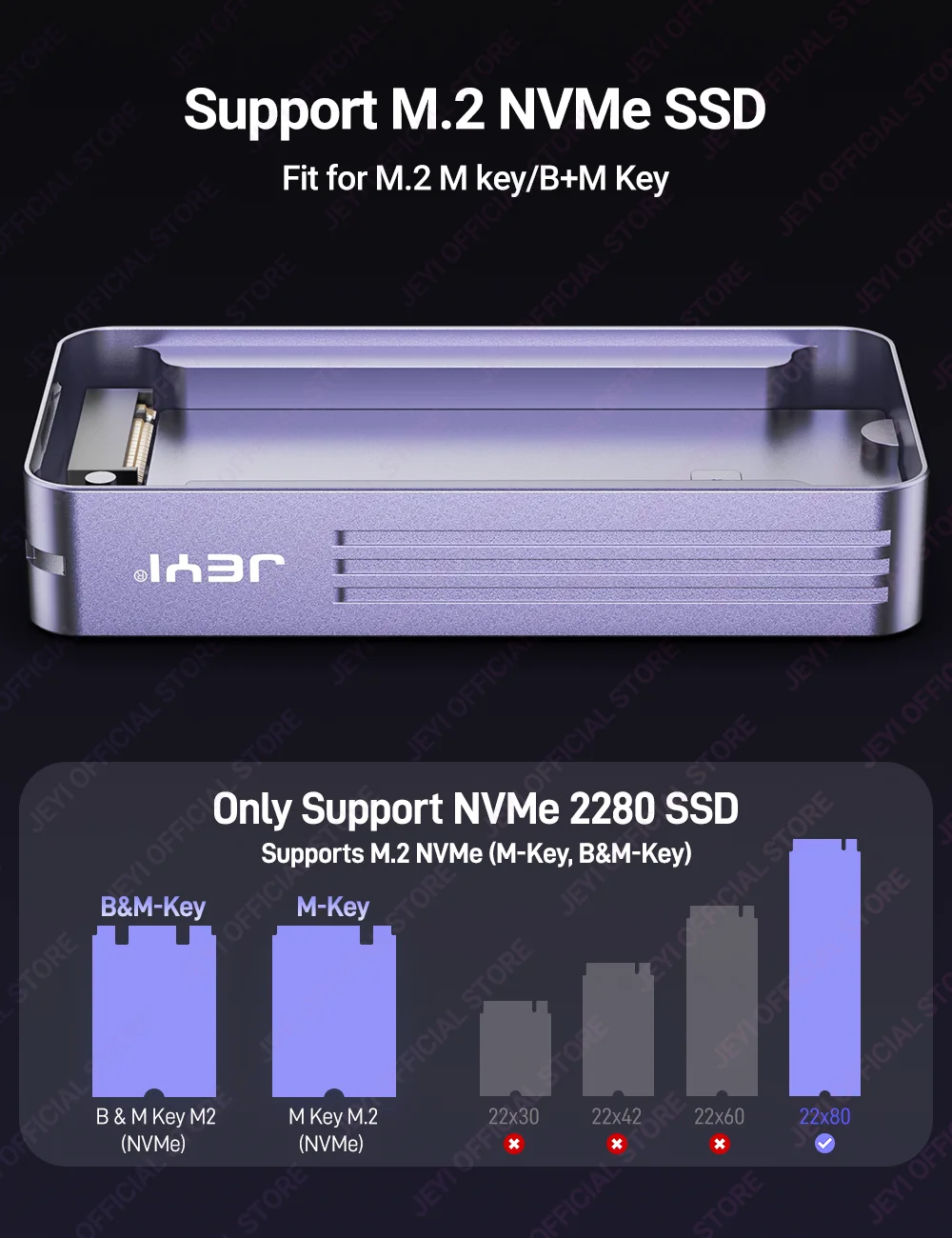 Thunderbolt 5 80Gbps M.2 NVMe SSDエンクロージャ Acasis 80Gbps M.2 NVMe SSD Enclosure Compatible with