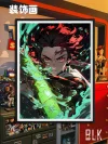 Tanjiro Kamado Decorative Painting - Demon Slayer: Kimetsu No Yaiba - BLK Studio