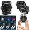 Dual LED Portable Keychain Light 600mAh USB Rechargeable Camping Pocket Lantern