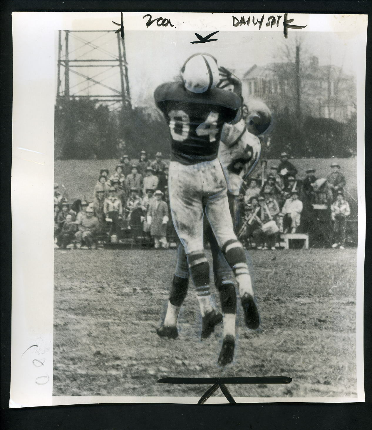 Jim Mutscheller 1956 Press Photo Poster painting Baltimore Colts