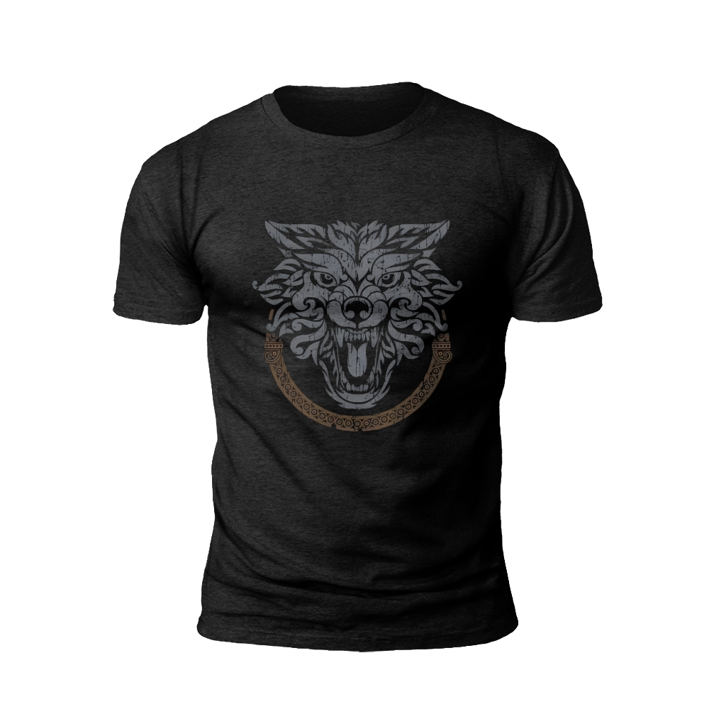 Feral Guardian: Tribal Wolf T-Shirt