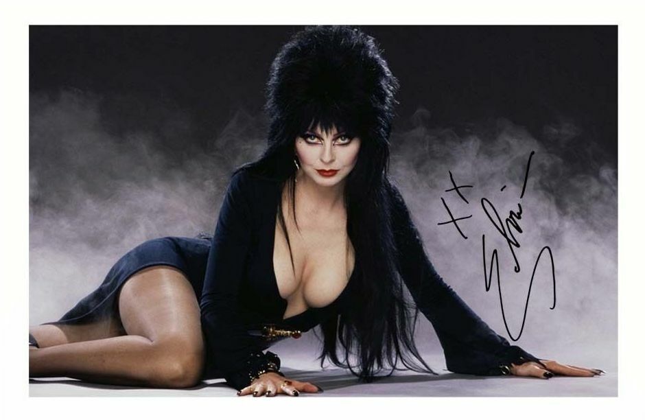 ELVIRA AUTOGRAPH SIGNED Photo Poster painting POSTER PRINT