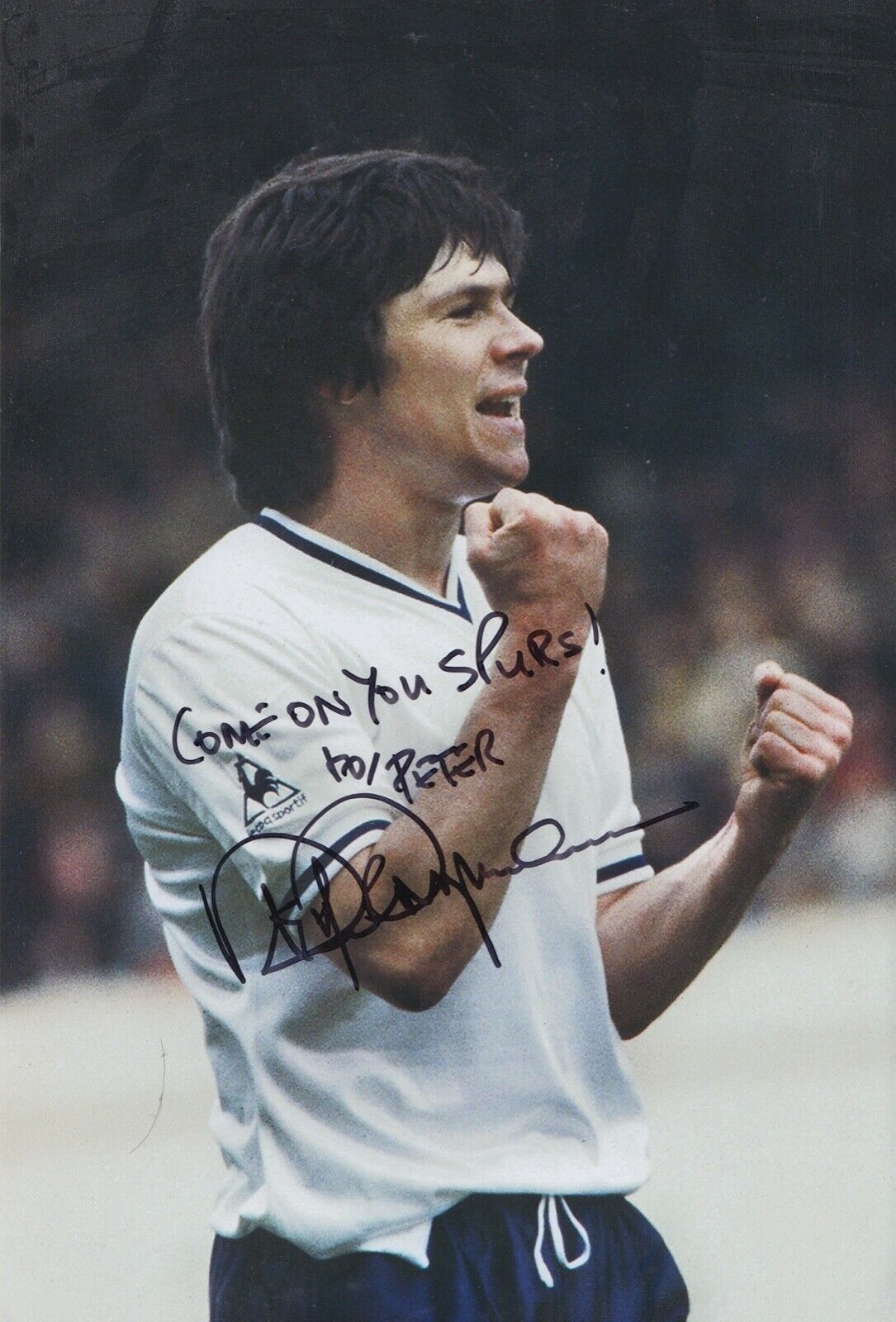 Steve Perryman Hand Signed 12x8 Photo Poster painting - Football Autograph - Tottenham Hotspur.