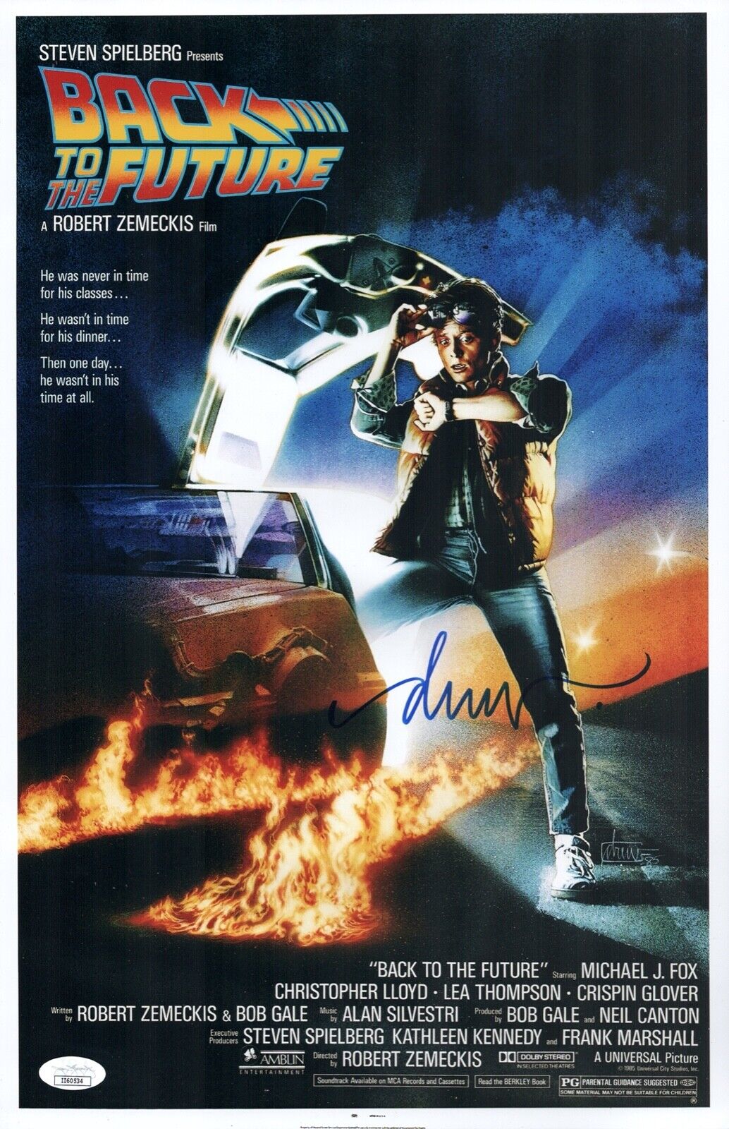 DREW STRUZAN Signed Back To The Future 11X17 Photo Poster painting Autograph JSA COA Cert