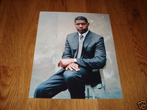 Dennis Haysbert Sexy Live Promo 8x10 Color Photo Poster painting