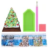 Diamond Painting Wooden Christmas Tree Desktop Ornaments for Xmas Table Office Home Decor