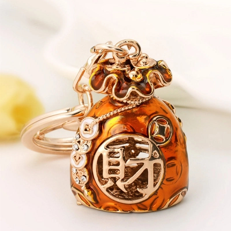 Elegant Lady High Heel Metal Inlay Rhinestones Women’s Bag Pendant Keychain