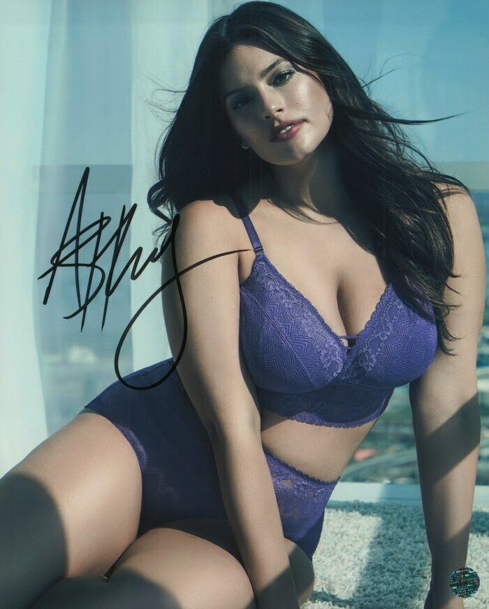 Ashley Graham Autographed Original 8x10 Photo Poster painting LOA TTM