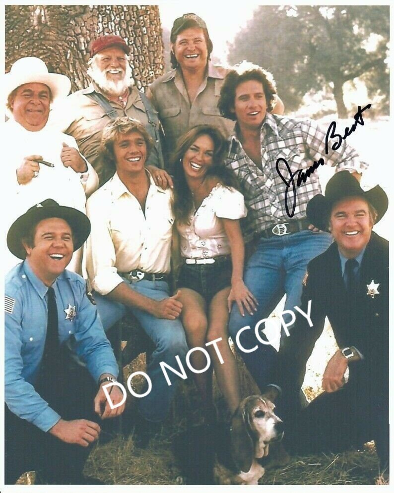 JAMES Best The DUKES Of HAZZARD 8 x10 20x25 cm Autographed Hand Signed Photo Poster painting